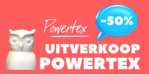 Totale uitverkoop Powertex