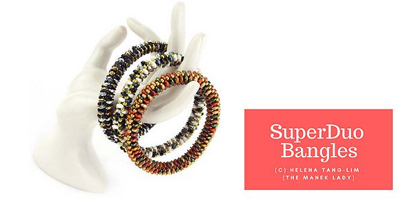 DIY tutorial: Superduo bangles