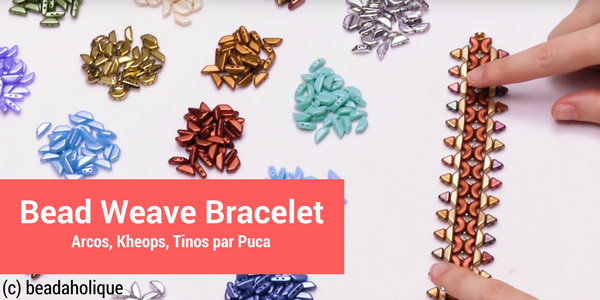 DIY tutorial: Bead Weave Bracelet