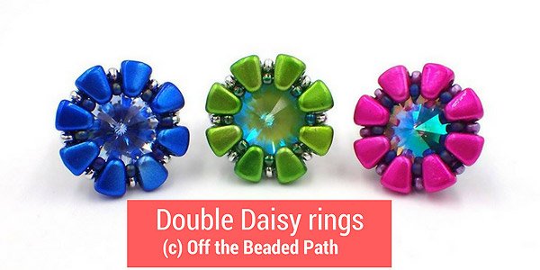 DIY video: Double Daisy rings