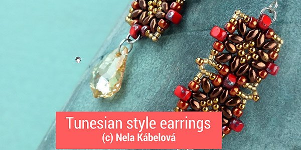 DIY Tutorial: Tunesian tile earrings