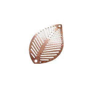 Filigraan bladvorm - Rosé Goud - 15x10mm