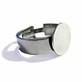 Ring - 12 mm - oud zilver - S:19 mm