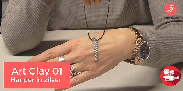 ZandstormTV: Introductie Art Clay Silver - Hanger maken