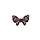 Filigraan vlinder - Chocolade - 12x38mm