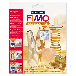 FIMO FIMO Zilverfolie - 7 velletjes - 14x14cm