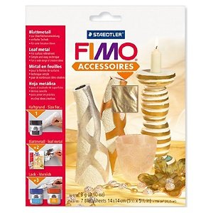 FIMO FIMO Goudfolie - 7 velletjes - 14x14cm