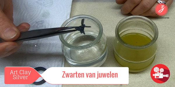 ZandstormTV : Art Clay Silver - Zwarten (oxideren) van juwelen