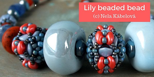 Gratis patroon - Lily beaded bead