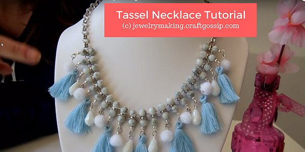 DIY video - Tassel (kwastjes) necklace