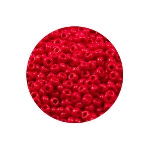 Rocailles Miyuki 8/0 - Opaque Red (n°408) - 6.5gr