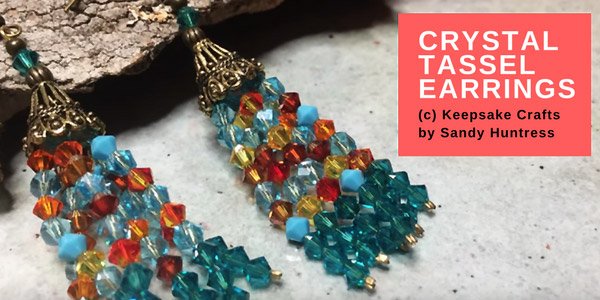 DIY video: Crystal Tassel Earrings