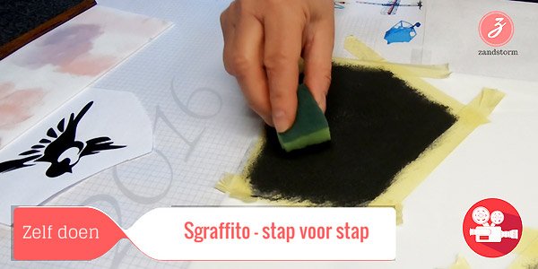 ZandstormTV - Sgraffito stap-voor-stap