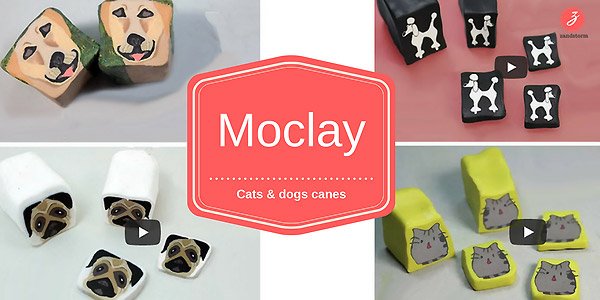 DIY videos: cats & dogs in polymeerklei