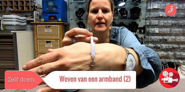 ZandstormTV - Weven van een armbandje met delica's -  deel 2