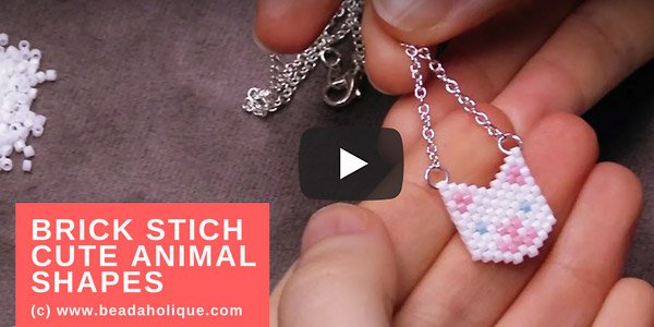 DIY videos: cute animal shapes in brick stitch