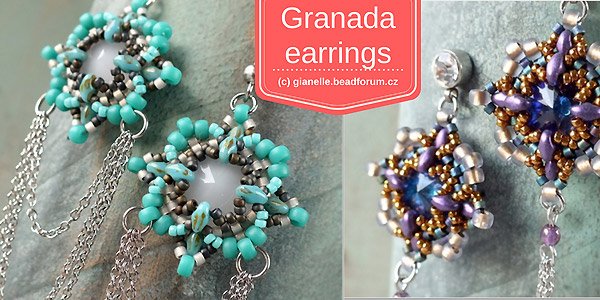 DIY tutorial: Granada Earrings