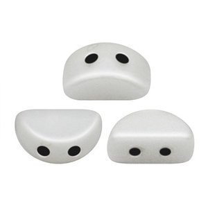 Kos - Opaque White - Glas - 6x3mm