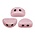 Kos - Opaque Light Rose Ceramic Look - Glas - 6x3mm