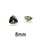 Zirconia  - Peridot - Trilion - 8mm