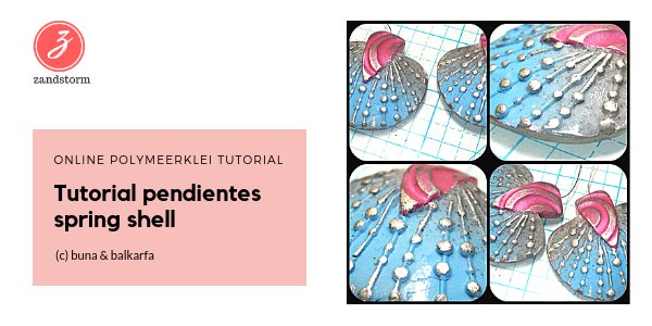 Polymeerklei tutorial - Clay Sea Shell Earrings Tutorial