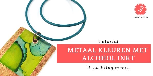 Tutorial: kleuren van metaal/zilver met alcohol inkt