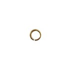 Open oog - Goudkleur- Verguld koper - 6x0.6mm