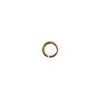 Open oog - Goudkleur- Verguld koper - 6x0.6mm