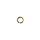 Open oog - Goudkleur - Verguld koper - 6x0.6mm