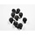 Pompon met hangeroog - Grijs - Bont - 15mm
