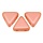 Kheops - Pastel light coral - Glas - 6mm