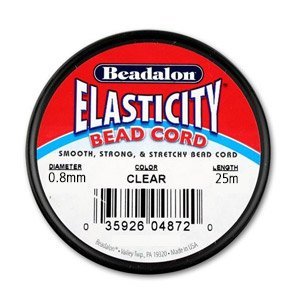 Elasticity Transparant - 0.8 mm - 25m