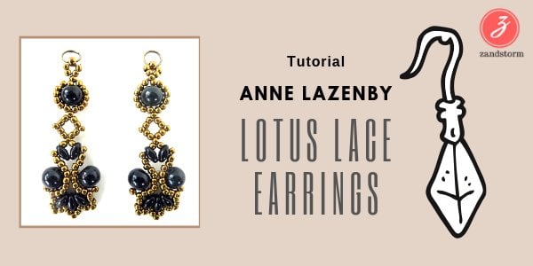 Tutorial: Lotus Lace Earrings