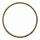 Cirkel fantasie - Goudkleur - Metaal - 35x2mm