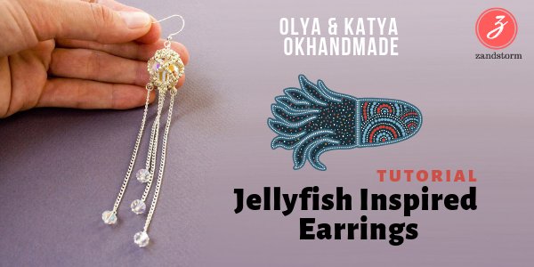 Tutorial:  Jellyfish inspired earrings (01/2019)