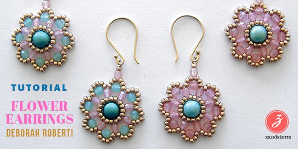 Tutorial:  Flower Earrings (01/2019)