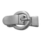 Magneetslot gespvorm  - Zilverkleur - 20x40mm/voor 10mm