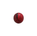 Bol - Rood glitter - Kunststof - 16mm