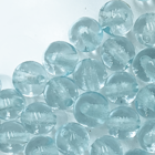 Rond - Aqua blauw - Murano glas - 6mm