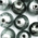 Bol - Grijs zilver kern - Murano glas - 15.2mm