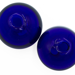Holle kraal - Blauw - Murano glas - 18.2mm