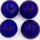Bol - Blauw - Murano glas - 16mm