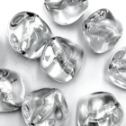 Onregelmatig - Tr. wit zilver - Murano glas - 17.8x18.10mm