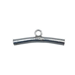 Hanger tube+oog - Zilver - Zilver 925 - 25x3mm