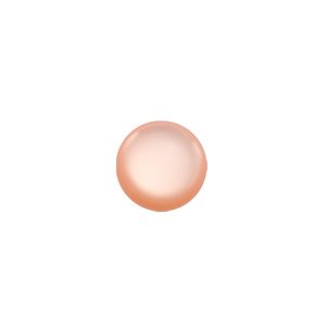 Kleefcabochon - glanzend - Roze peche - 12mm