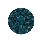 Delica 11/0 - DB788 - Blauwgroen Transparant Mat - 3,2gr