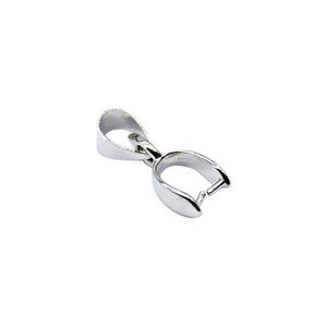 Hanger + oog - Zilver - Rhodium - 15mm (incl oog)