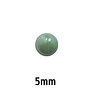 Glas cabochon - 5mm - groen