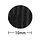 Kleefcabochon rond - Zwart parelmoer - Resin - 10mm