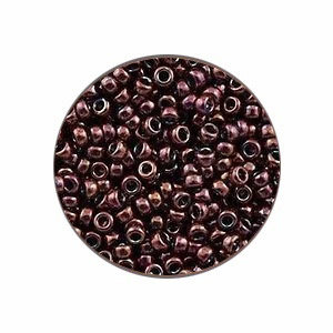 Rocailles Miyuki 15/0 - Metal Dark Raspberry - N°460 - 5 Gr